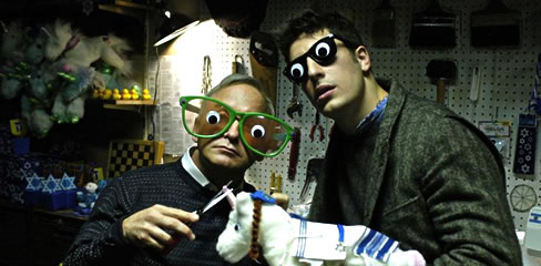 Jason Biggs haciendo el gañan