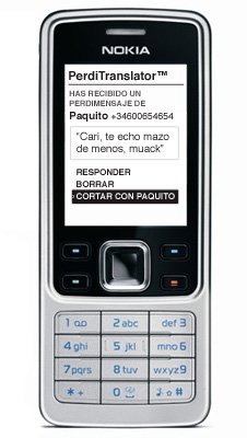 El PerdiTranslator™ en funcionamiento